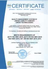 ISO 9001:2015 TATA Technologies Limited | Droid-technologies